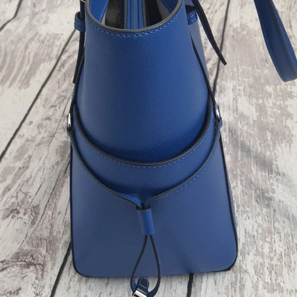 NWT Michael Kors Jet Set Large Saffiano Leather Tote Bag – Royal Blue - Picture 6 of 9